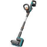 GARDENA akkumulátoros többfunkciós AquaBrush Patio 18V P4A, keménypadló-tisztító (szürke/türkiz, Li-Ion akkumulátor 2,5Ah P4A, POWER FOR ALL ALLIANCE) (14841-20) (14841-20)