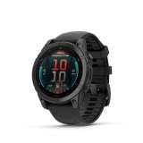 Garmin 010-03025-01 fenix E AMOLED (47mm) szilikon pántos fekete okosóra (010-03025-01)