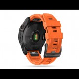 Garmin Fenix 5 / 6 / 6 Pro / 7 szilikon sport óraszíj - Tech-Protect IconBand - narancs (TP921452)