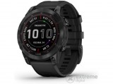Garmin Fenix 7 Sapphire sportóra, fekete/fekete