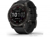 Garmin Fenix 7 Sapphire sportóra, szürke/fekete