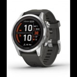 Garmin fenix 7S Pro – Solar Edition okosóra grafitszínű szíjjal (010-02776-01) (010-02776-01)