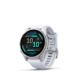 Garmin fenix 8 Silver with Whitestone Silicone Band 010-02903-00