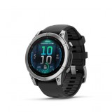 Garmin Fenix E Silver with Black Silicon Band 010-03025-00