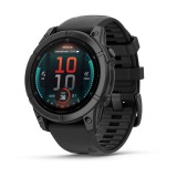 Garmin Fenix E Slate Grey steel with Black silicone band 010-03025-01