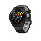Garmin Forerunner 265 futóóra fekete-szürke szilikon szíjjal (010-02810-10) (010-02810-10)