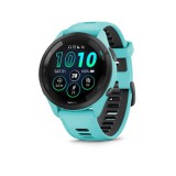 Garmin Forerunner 265 futóóra kék-fekete szilikon szíjjal (010-02810-12) (010-02810-12)