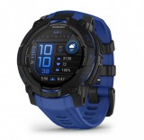 Garmin Instinct 3 45mm, AMOLED Black Blue Limited edition pulzusmérő óra
