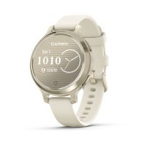 Garmin Lily 2 Active Lunar Gold-Bone pulzusmérő óra