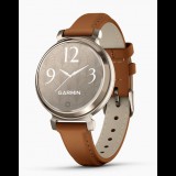 Garmin Lily 2 Classic okosóra krémarany, világosbarnatok és bőrszíj (010-02839-02) (010-02839-02)