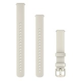 Garmin Lily 2 óraszíj elefántcsont szilikon 14mm