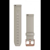 Garmin óraszíj 20 mm világos homokkő szilikon, Rose Gold csat (Quick Release) (010-13114-02) (010-13114-02)