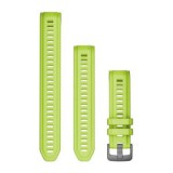 Garmin óraszíj extra hosszú kiegészítő pánttal (Instinct 2S) szilikon, 20mm Electric Lime - zöld (010-13104-05)