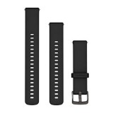 Garmin Óraszíj Fekete Palaszürke csat szilikon Quick Release 18mm