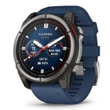 Garmin Quatix 8 51mm AMOLED Sapphire Titanium Captain Blue szíj