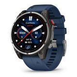 Garmin Quatix 8 Pro 47mm AMOLED Sapphire Titanium Captain Blue szíj