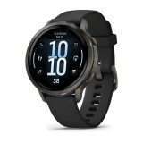 Garmin Venu 4 41mm Slate with Black Silicone Band 010-03013-02