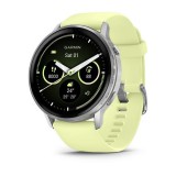 Garmin Venu 4 45mm Silver with Citron Silicone band 010-03014-02