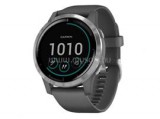 Garmin Vivoactive 4 Okosóra, Ezüst - Szürke csattal (G010-02174-03)