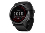 Garmin Vivoactive 4 okosóra szürke, fekete csattal (010-02174-13) (G010-02174-13)