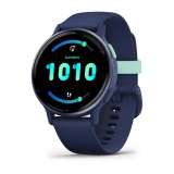 Garmin Vivoactive 5 Metallic navy Aluminium bezel with navy case and silicone band 010-02862-12