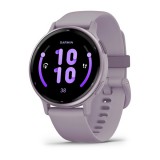 Garmin Vivoactive 5 Metallic okosóra (Metallic Orchid Aluminium Bezel with Orchid Case and Silicone)