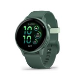 Garmin vívoactive 6 Metallic Jasper Green pulzusmérő óra
