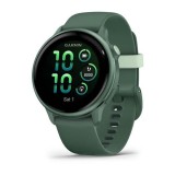 Garmin Vívoactive 6 Metallic Jasper Green with Jasper Green Band 010-02985-02