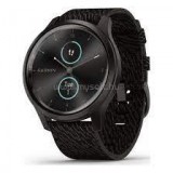 Garmin vívomove Style fekete bors fekete Nylon szíjjal, szürke csattal (010-02240-23)