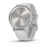 Garmin vívomove Trend okosóra Silver-Mist Gray tokozással, szilikon szíjjal (010-02665-03) (010-02665-03)