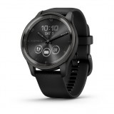 Garmin vívomove Trend okosóra Slate-Black tokozással, szilikon szíjjal (010-02665-00) (010-02665-00)