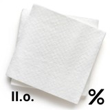 Gasztro csökkentett minőségű éttermi szalvéta 1rétegű 600db dupla tömbös 1karton