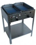 Gáz-Grill BGS-2 P2 Kétégős álló kombi készülék,  PB-gáz üzemű