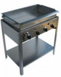 Gáz-Grill BGS-4 LO négyégős álló lángossütő készülék, olajleeresztő csappal PB-gáz üzemű
