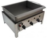 Gáz-Grill BGT-3 LRM háromégős asztali lángossütő készülék rozsdamentes serpenyővel PB-gáz üzemű (BGT-3 LRM)