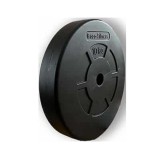 Gazo Fitness Erősített műanyag súlytárcsa - gumis bevonattal  (10 kg)