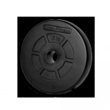 Gazo Fitness Erősített műanyag súlytárcsa - gumis bevonattal  (5 kg)