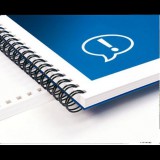 GBC Ibiwires 8mm 34 gyűrűs 100db-os fekete fémspirál (ACC660)