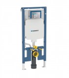 Geberit Duofix WC szerelőelem fali WC részére Sigma 8cm-es (UP720) öblítőtartállyal, vékony