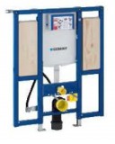 Geberit Duofix WC szerelőelem fali WC részére, UP320 öblítőtartállyal, mozgássérült kivitel, kapaszkodótartókkal