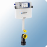 Geberit Omega 112cm-es falsík alatti WC tartály, fentről/elölről működtethető - GE-109.060.00.1