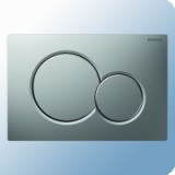Geberit Sigma01 WC tartály nyomólap, kétmennyiséges, matt króm, easy-to-clean bevonattal