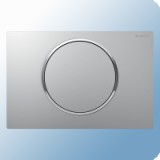 Geberit Sigma10 WC tartály nyomólap, öblítés-stop, matt króm easy-to-clean bevonattal/fényes króm