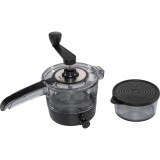 GEFU Spiralfix szeletelő Kézi Fekete, Átlátszó Rozsdamentes acél