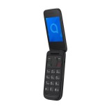 Gegeszoft Alcatel 2057D nagygombos, kártyafüggetlen kinyitható mobiltelefon fekete