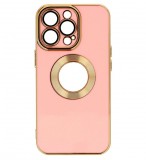 Gegeszoft Beauty Case - Apple iPhone 14 Plus (6.7) kameravédős szilikon tok pink