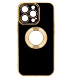 Gegeszoft Beauty Case - Apple iPhone 15 Plus (6.7) kameravédős szilikon tok fekete
