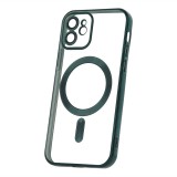 Gegeszoft Color Chrome Mag - Apple iPhone 13 Pro (6.1) kameravédős, MagSafe tok zöld