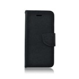 Gegeszoft Fancy Huawei P40 oldalra nyíló mágneses könyv tok szilikon belsővel fekete