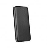 Gegeszoft Forcell Elegance Huawei P40 Lite E oldalra nyíló mágneses könyv tok szilikon belsővel fekete
